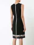 printed hem dress