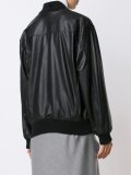 leather bomber jacket