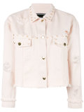 oversized studs denim jacket