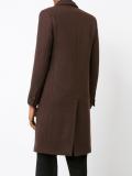 notched lapel mid coat