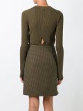 plaid A-line skirt
