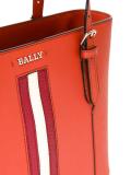 striped trim shoulder bag