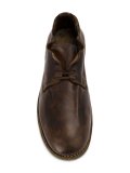 distressed derby shoes