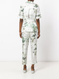 floral print suit