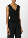 lace detail jumper