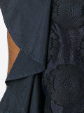 ruffled sleeves dots blouse
