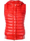 hooded gilet