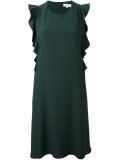 side ruffle dress