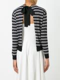striped open back jumper