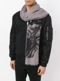 skull print scarf
