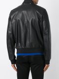 leather bomber jacket