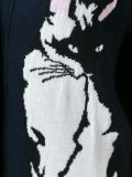 猫嵌花开衫