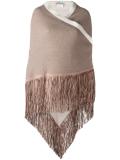 reversible fringed scarf