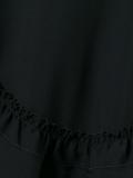 asymmetric ruffle hem skirt