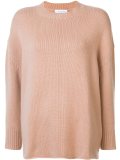 ribbed crew neck jumper
