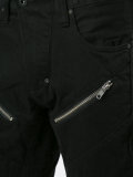 zipped detail skinny jeans