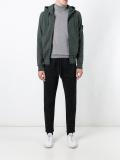 zip drawstring hoodie