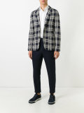 checked blazer 