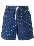 polka dot swim shorts