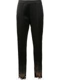 burnt effect trousers