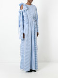 striped long dress