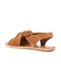 crossover front flat sandals