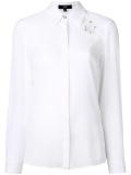 safety pin detail shirt