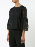 perforated blouse 