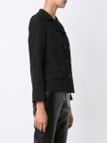 buttoned crop jacket
