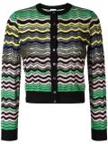 round neck cropped cardigan