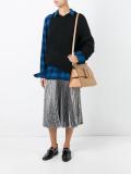 belted tote bag