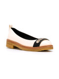 chain-trimmed loafers