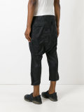 ruched detail cropped trousers