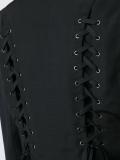 'Twill Laced Peplum' jacket