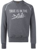 quote print sweatshirt