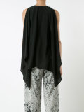 sleeveless trapeze top