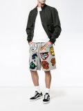 patch track shorts 