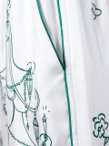 花园印花长裤