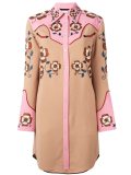 embroidered shirt dress