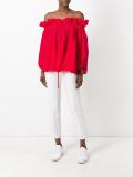 off-shoulder blouse