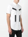 zip applique shirt