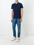 chest print polo shirt