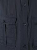 flap pockets shirt dress
