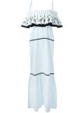 ruffle maxi dress