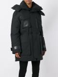 buckle strap parka