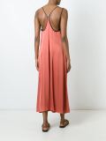 piped trim slip dress