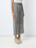striped wide leg trousers