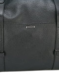 logo plaque textured holdall 