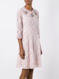 embellished lace dress