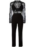 lace panel jumpsuit 